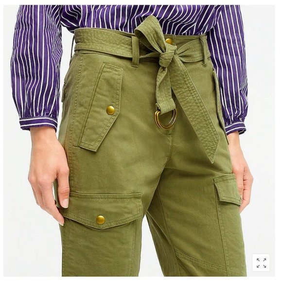 J. Crew Belted Military Pant - Picture 2 of 8